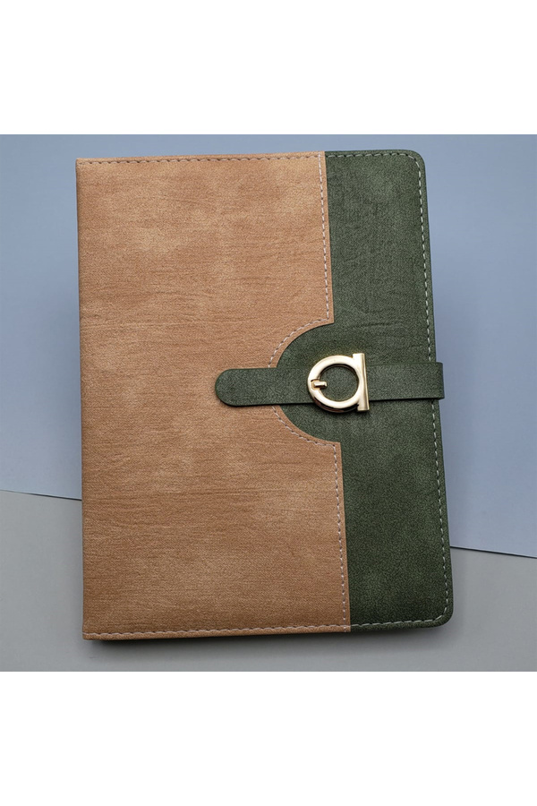 Evi̇mdeyokyok Termo Deri̇ Defter Koyu Taba