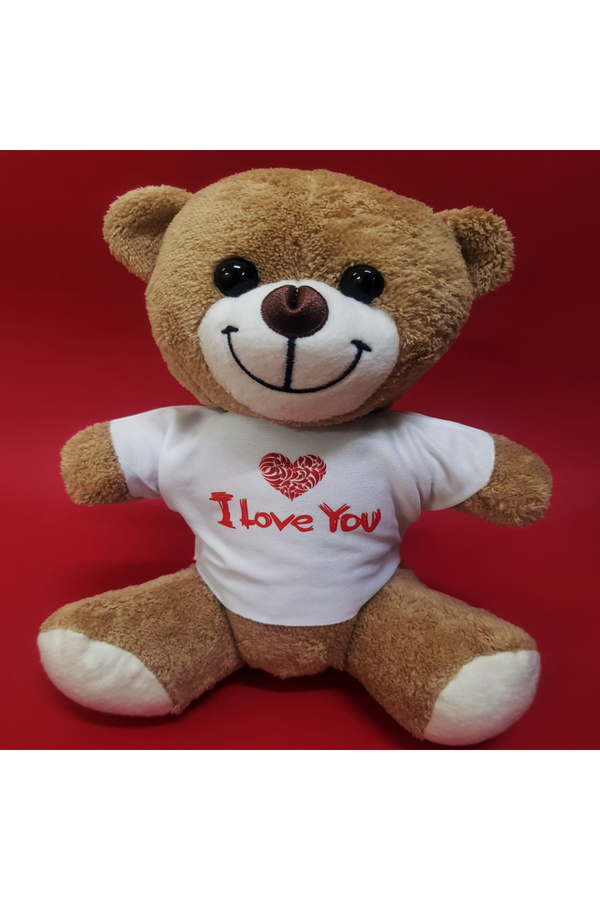 Evi̇mdeyokyok I Love You Ti̇şörtlü Ayı