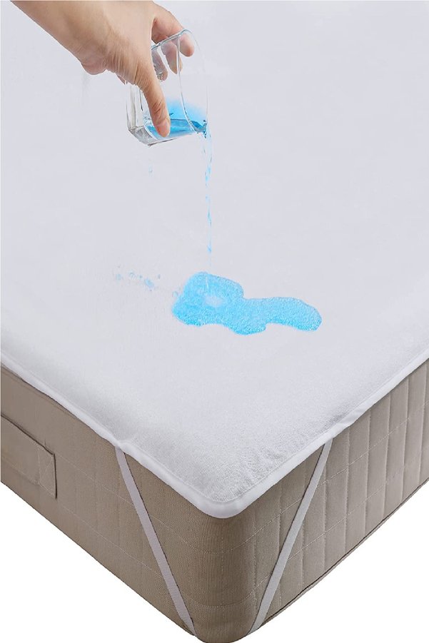 Evony 200X220 Cm Sıvı Geçirmez Çift Kişilik Pamuklu Yatak Koruyucu Alez