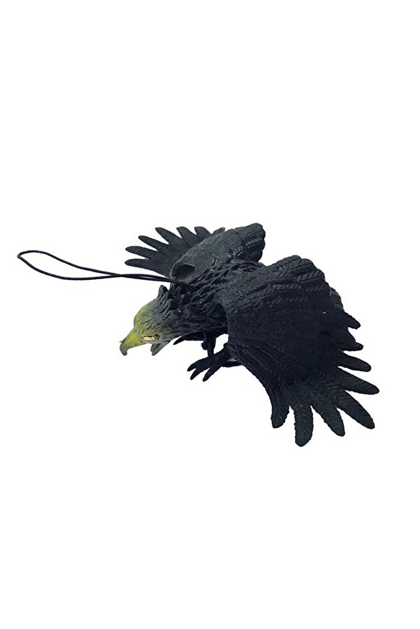 Ethab Ti̇caret Asılabi̇li̇r Lateks Kartal Dekor Süsü Si̇yah 17-18 Cm