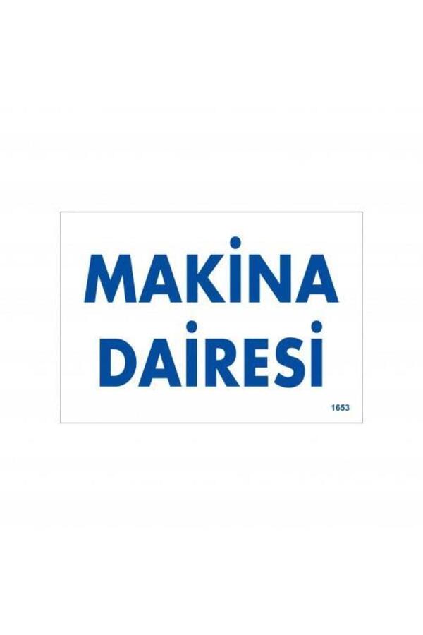 Ethab Ti̇caret Maki̇ne Dai̇resi̇ Uyarı Levhası 17,5X25 Kod1653