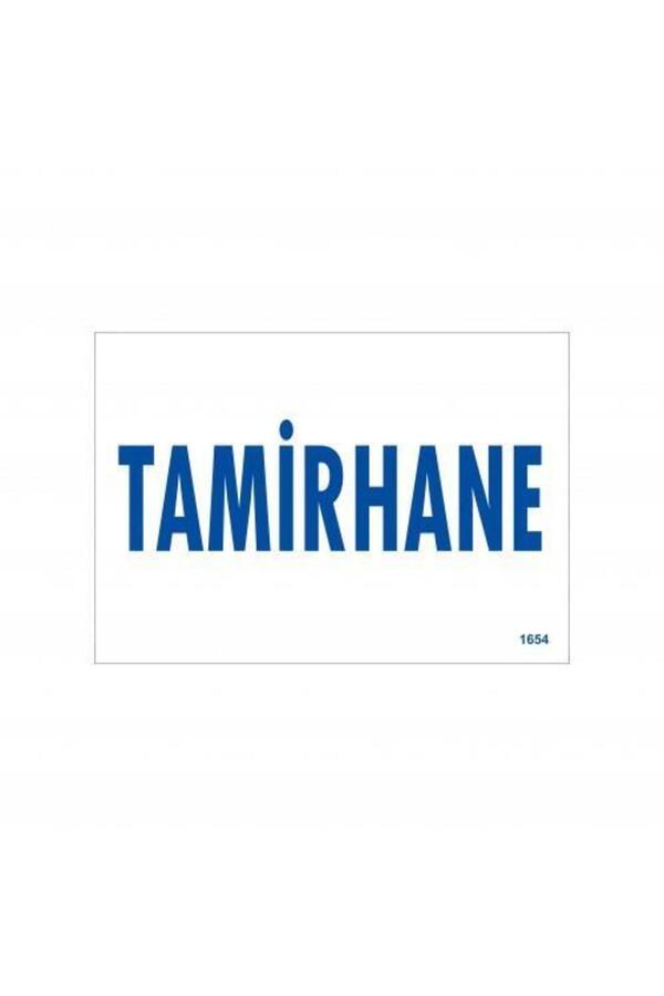 Ethab Ti̇caret Tami̇rhane Uyarı Levhası 17,5X25 Kod1654