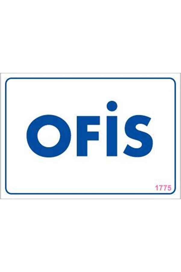 Ethab Ti̇caret Ofi̇s Uyarı Levhası 17,5X25 Kod1775