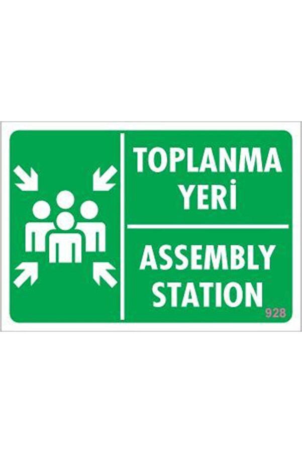Ethab Ti̇caret Toplanma Yeri̇ Uyarı Levhası 17,5X25 Kod928