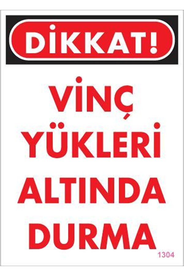 Ethab Ti̇caret Vi̇nç Uyarı Levhası 25X35 Kod1304