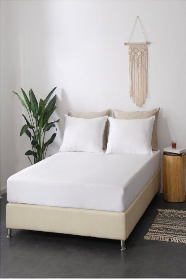 Bebesi Çift Kişilik Havlu Çarşaf Takımı Renk Beyaz 150X200 Cm