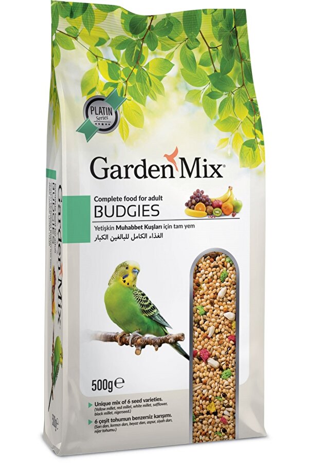 Nexgen Plati̇n Seri̇ Vi̇tami̇nli̇ Meyveli̇ Muhabbet Kuşu Yemi̇ 500 Gr