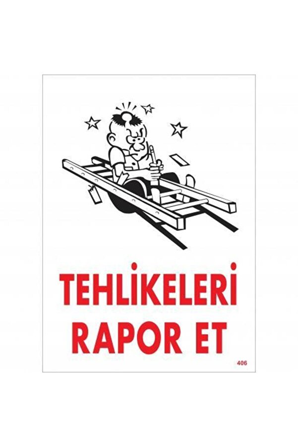Ethab Ti̇caret Tehli̇keleri̇ Rapor Et Uyarı Levhası 25X35 Kod406