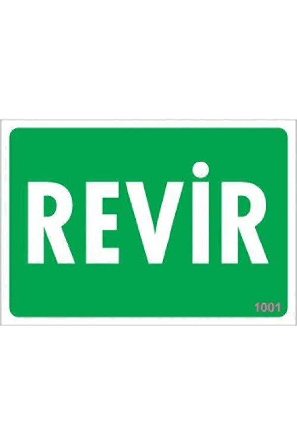 Ethab Ti̇caret Revi̇r Uyarı Levhası 17,5X25 Kod1001