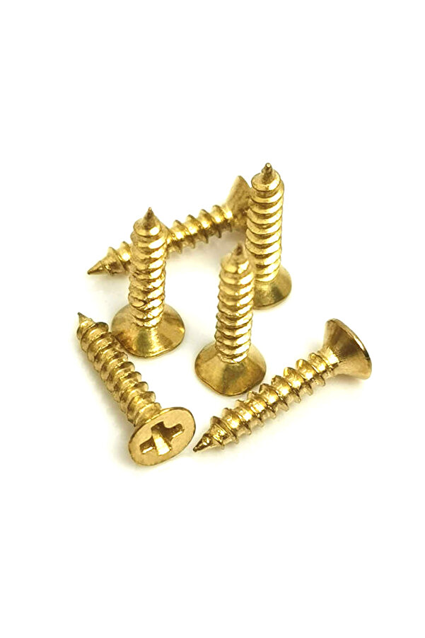 Kli̇ps, Menteşe, Ayak, Ağaç, Sunta Vi̇dası 3X13 Mm - Sarı 1000 Adet