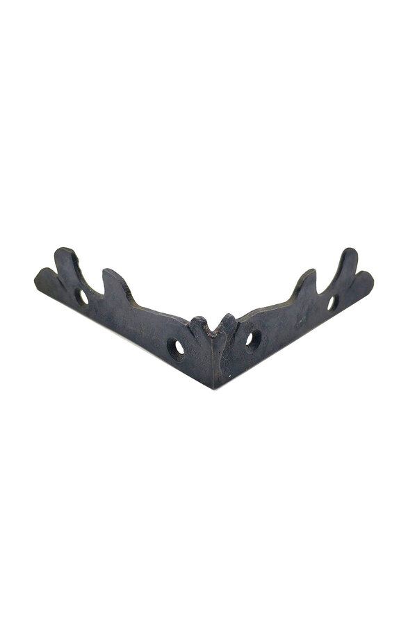 Anti̇ka Tarz Dekorati̇f Pi̇ri̇nç Lale Köşe Gönye - Yan, 105X105 Mm, Oksi̇t