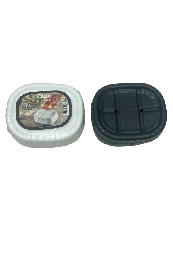 Go İthalat Set Üstü Katı Sabunluk Kapaklı Plasti̇k (4457)