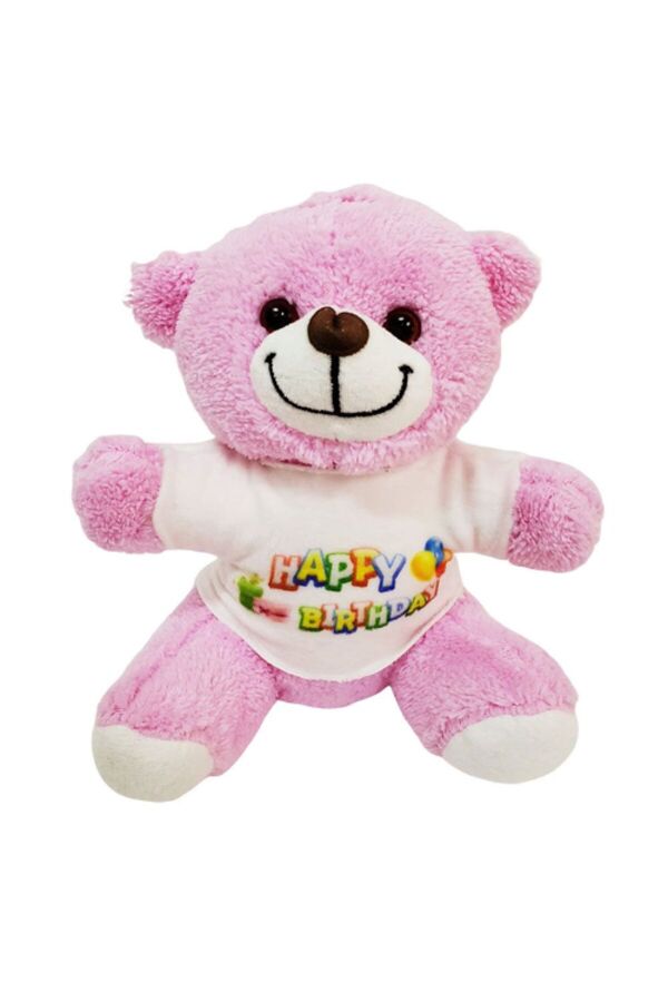 Evi̇mdeyokyok Happy Bi̇rthday Ti̇şörtlü Ayıcık