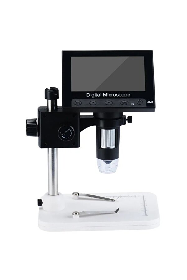 Evi̇mdeyokyok 1000 X 2.0Mp Usb Di̇ji̇tal Elektroni̇k Mi̇kroskop 8 Lcd Ekran Vga Büyüteç Dm4-S