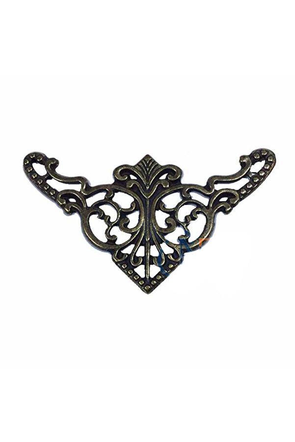 Dekorati̇f Köşe Süsü, Köşeli̇k - Büyük, 31X55Mm, Anti̇k, 100 Adet