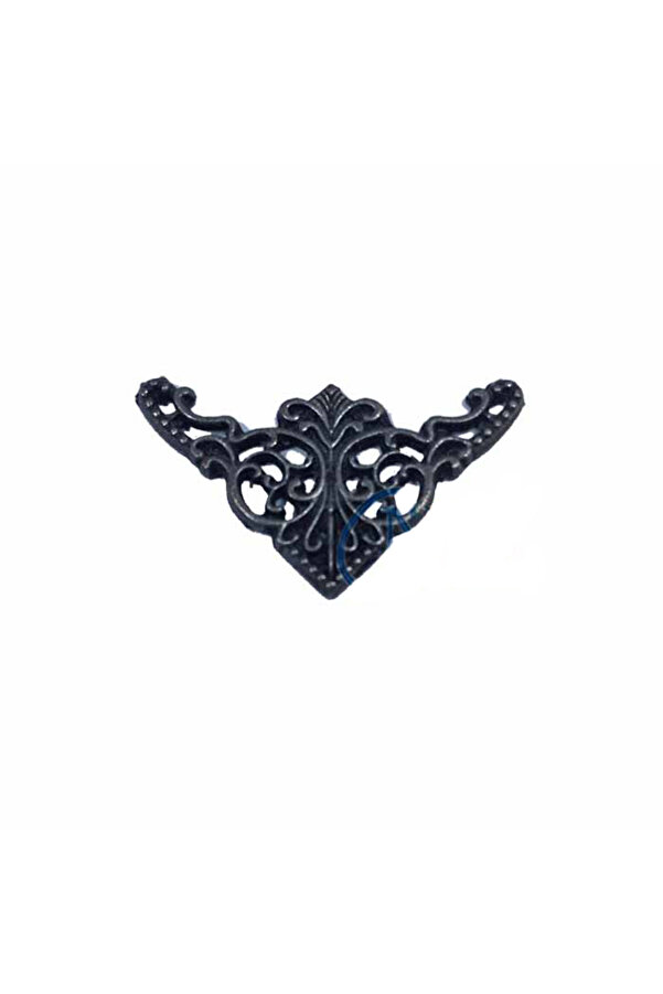 Dekorati̇f Köşe Süsü, Köşeli̇k - Küçük, 19X34Mm, Eski̇tme, 100 Adet