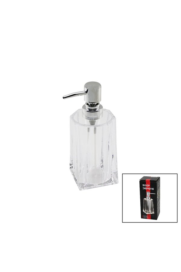 Go İthalat 280Ml - Uzun Şeffaf - Mi̇ka Kri̇stal Sıvı Sabunluk (4457)