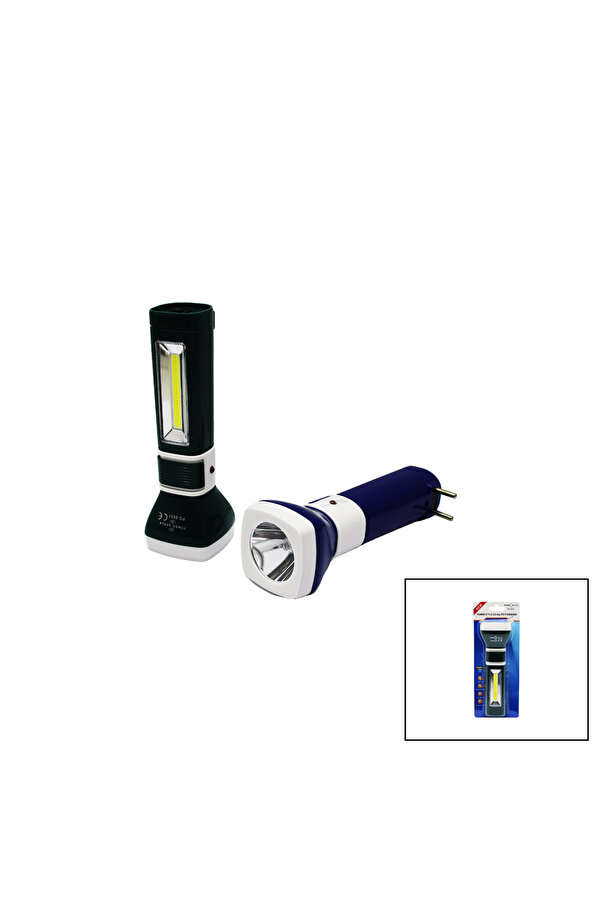 Go İthalat 2In1 1W + Cob Led Fi̇ş Şarjlı El Feneri̇ (4457)
