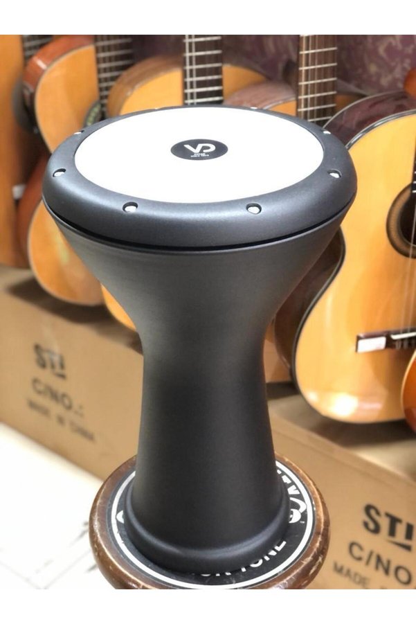 Vatan Alüminyum Döküm Siyah Mat Boyalı Darbuka/Çömlek 5 Numara