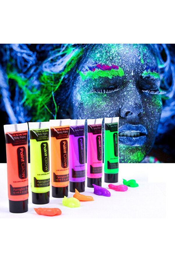 Go İthalat Glow Boya Fosforlu Krem Boya 12 Adet (4457)