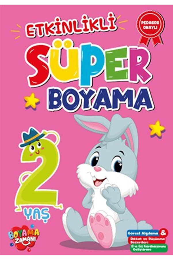 Boyama Zamanı Etki̇nli̇kli̇ Süper Boyama 2Yaş