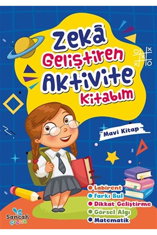 Sancak Çocuk Zeka Geli̇şti̇ren Akti̇vi̇te Ki̇tabım Mavi̇ Ki̇tap