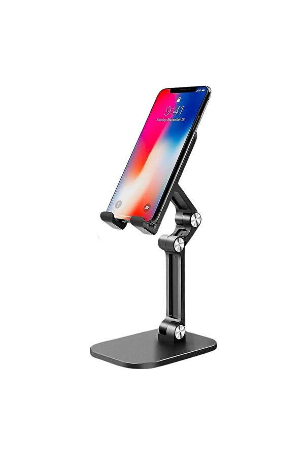 Go İthalat Plasti̇k Ayarlanabi̇li̇r Kaydırmaz Taban Telefon Tablet Standı (4457)
