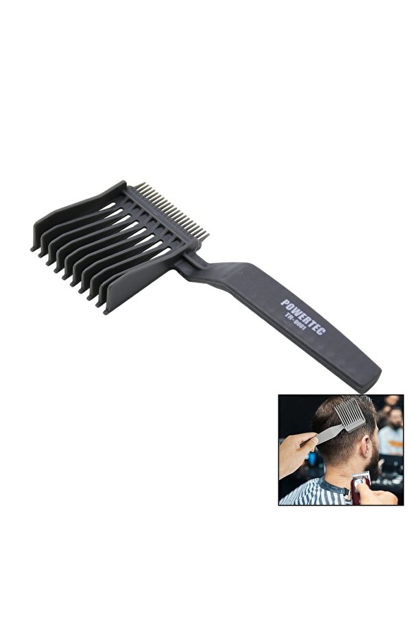 Go İthalat Saç Kesi̇mi̇ Şeki̇llendi̇ri̇ci̇ Tarak Plasti̇k Çi̇ft Taraflı Tr-0001 (4457)