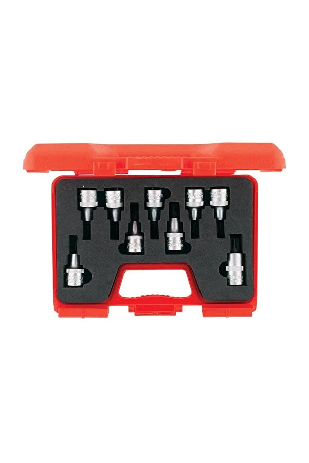 İzeltaş İzeltaş 1/2" Lokmalı Torx Uç Takımı (60MM, 9 PARÇA)