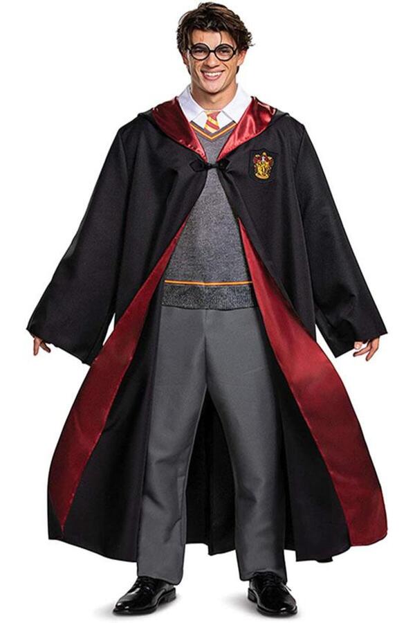 Go İthalat Harry Potter Gryffi̇ndor Cübbe Çocuk Boy - Harry Potter Kostümü 5-6 Yaş (4457)