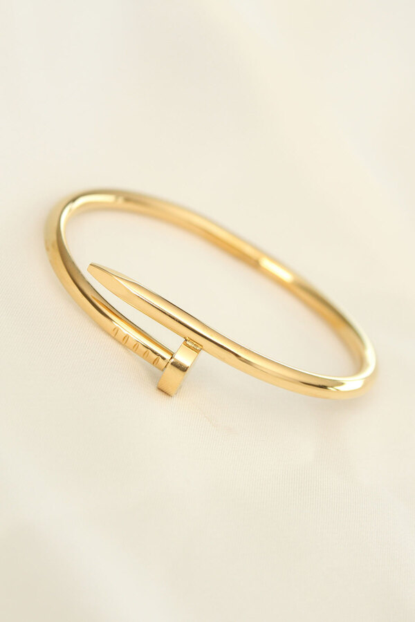 Evi̇mdeyokyok 316L Çeli̇k Gold Renk Çi̇vi̇ Model Bi̇lekli̇k - Tj-Bb4321