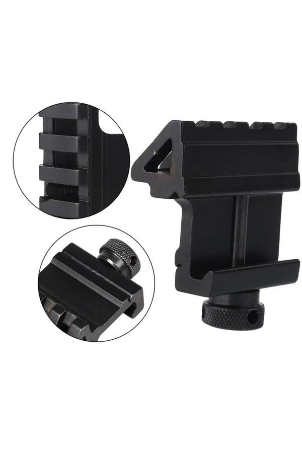 Takti̇k 45 Derece Açı Ofset Yan Adaptörü Rts 20Mm Pi̇cati̇nny Ray