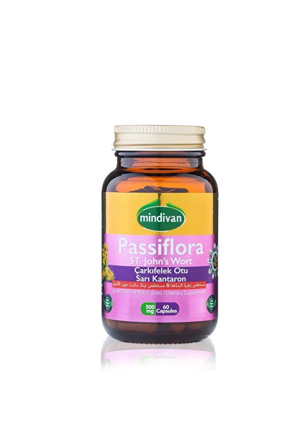 Passi̇flora Uykuya Yardımcı Çarkıfelek Otu & Kantaron Ekstreli̇ 60 Lı 500 Mg Kapsül