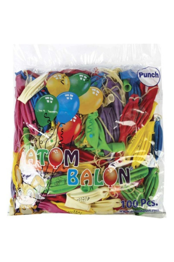 Go İthalat Punch - Büyük Balon 100 Parça (4457)