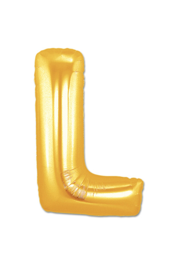 Go İthalat L Harf Folyo Balon Altın Renk 40 İnç (4457)