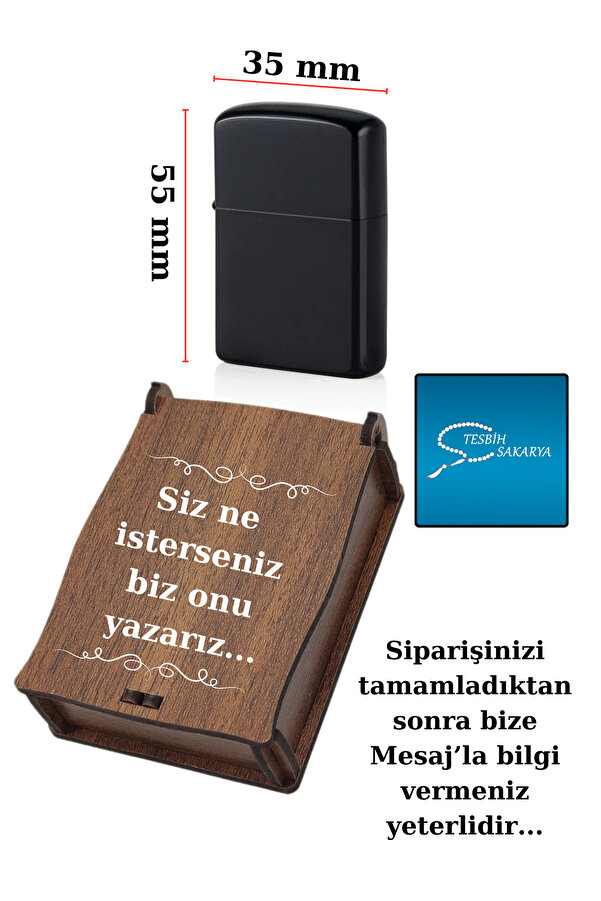 Tesbi̇h Sakarya Ki̇şi̇ye Özel İsi̇mli̇ -  Benzi̇nli̇ Çakmak - Model 4 - 29 Eki̇m Temalı