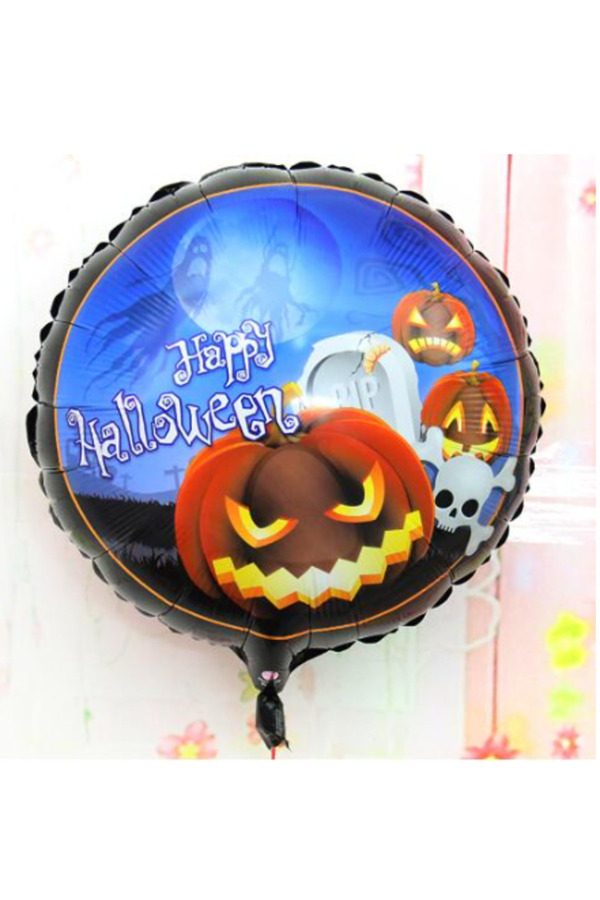 Go İthalat Happy Halloween Balkabağı Folyo Balon 18 İnç (4457)