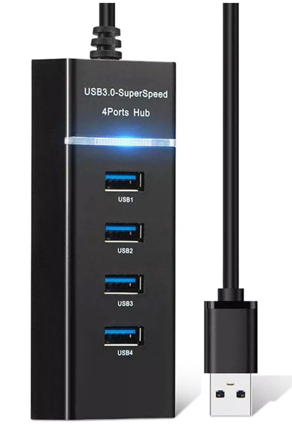 Factorial Usb Girişli 4 Portlu Usb Çoklayıcı Usb Çoğaltıcı Usb Hub Usb 3.0 Laptop Notebook Desktop Pc Uyumlu