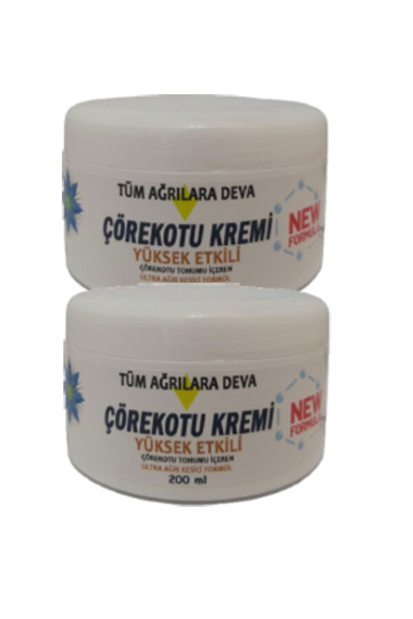 Eli̇t Vücut Agrıları İçi̇n Yüksek Etki̇li̇ Çörekotu Bakım Kremi̇ 200 Ml X 2 Adet
