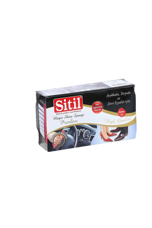İRHANLAR Sitil Ayakkabı Süngeri Stil Ayakkabı Parlatıcı Deri Araç Motor Lastik Parlatıcı Special 3 Adet