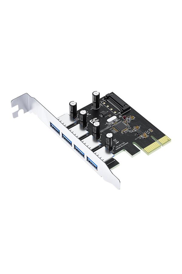 Veggi̇eg Pcı-E Express 4 Portlu Usb 3.0 Hub Çoklayıcı Kart