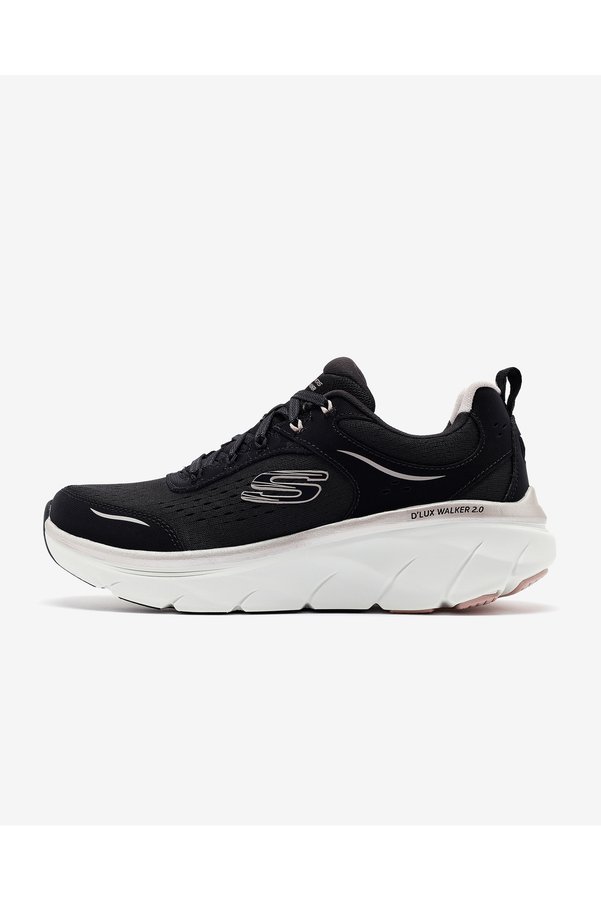 SKECHERS D'lux Walker 2.0 - Gradient Glam Kadın Siyah / Pembe Altin Spor Ayakkabı 150103 Bkrg