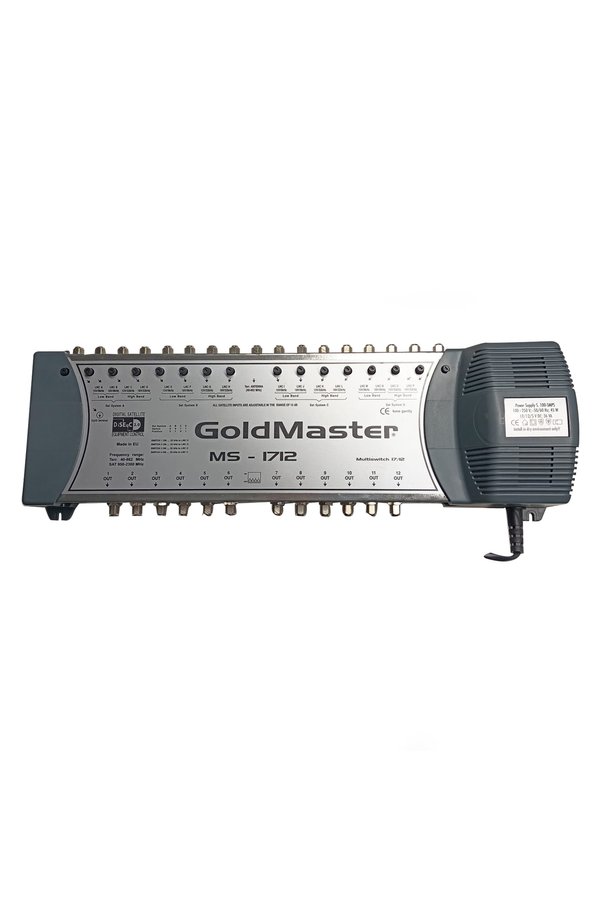 GOLDMASTER MS-1712 17 Giriş 12 Çıkış Multiswitch