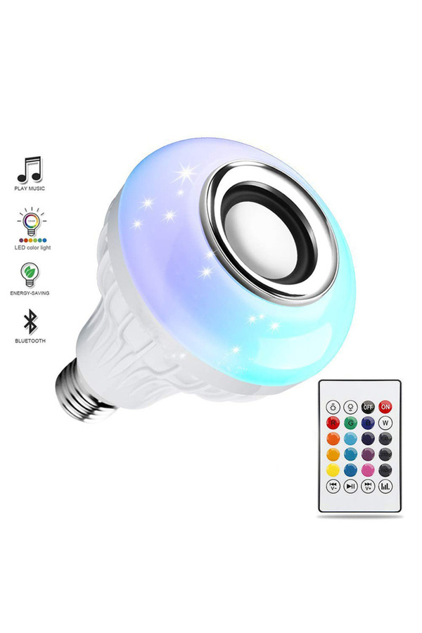 Go İthalat Bluetooth Hoparlör Akıllı Led Ampul Lamba (4457)