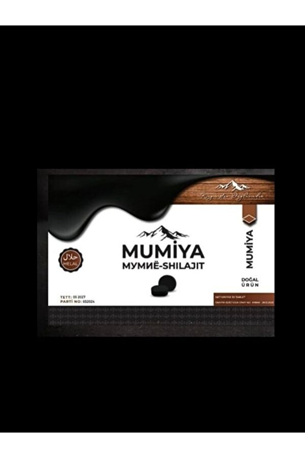 Mumi̇yo Tablet 30 Lu Tablet Mumi̇ya Tablet 2 Adet