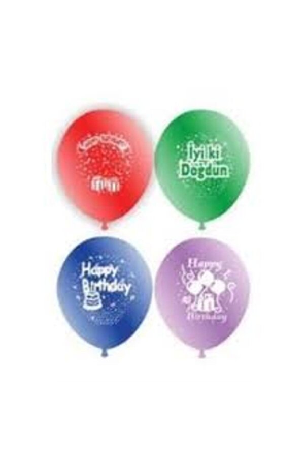 Go İthalat Doğum Günü İyi̇ki̇ Doğdun Balon 12İnc 100 Parça (5306)