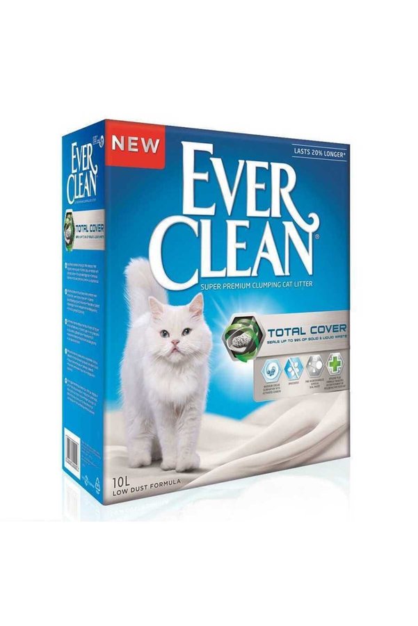 Ever Clean EverClean Total Cover Fine Grained Cat Clumping Kedi Kumu 10Lt