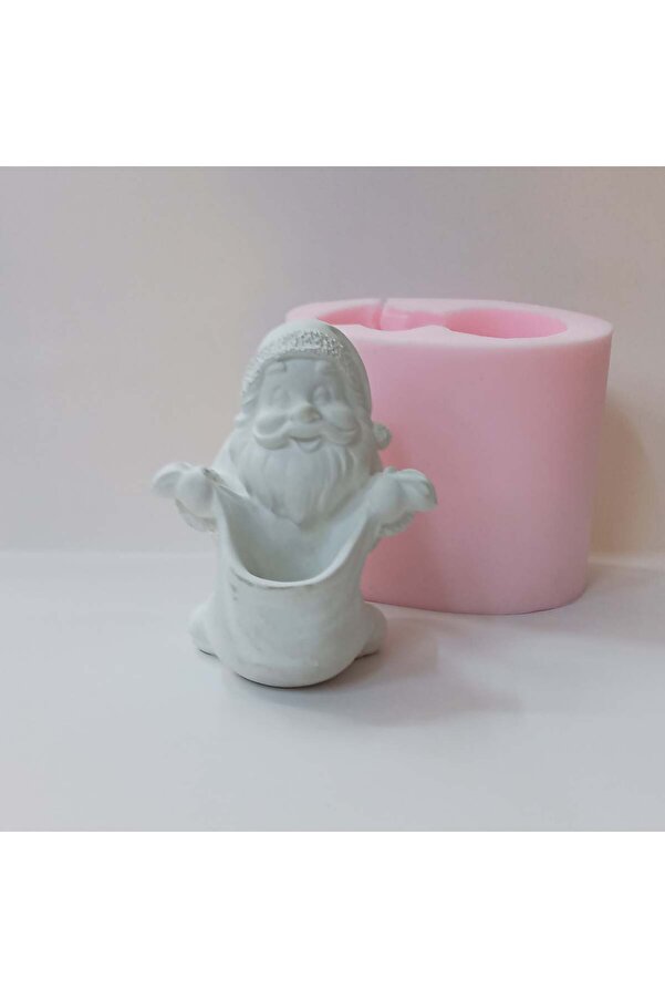 Kalıpcınızburada Bohçalı Noel  Baba Si̇li̇kon  Kalıp - K7601