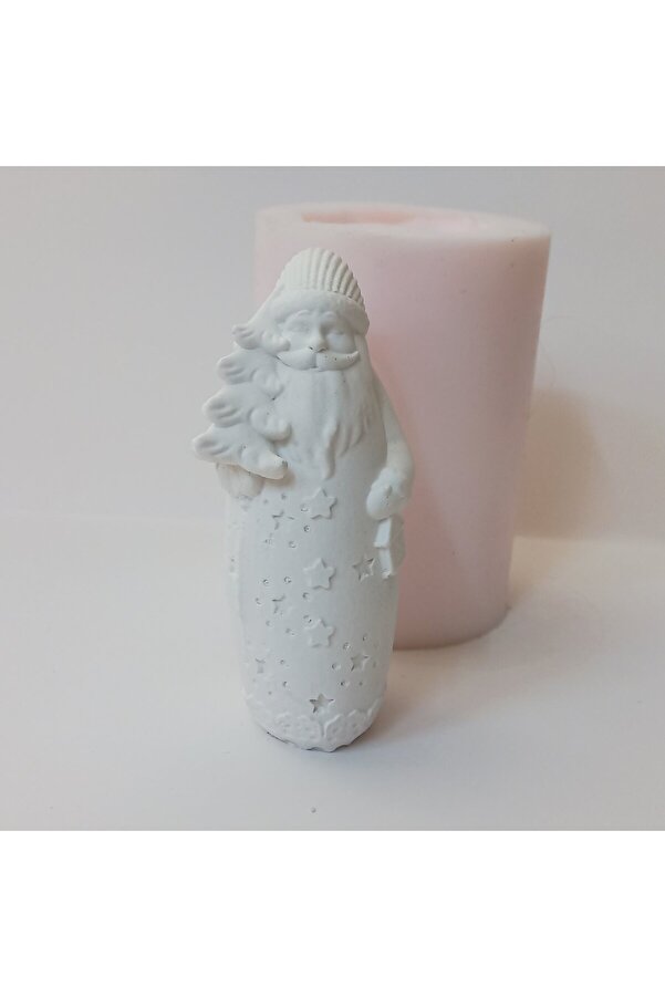 Kalıpcınızburada Yıldızlı Noel Baba Si̇li̇kon Kalıp - K7585