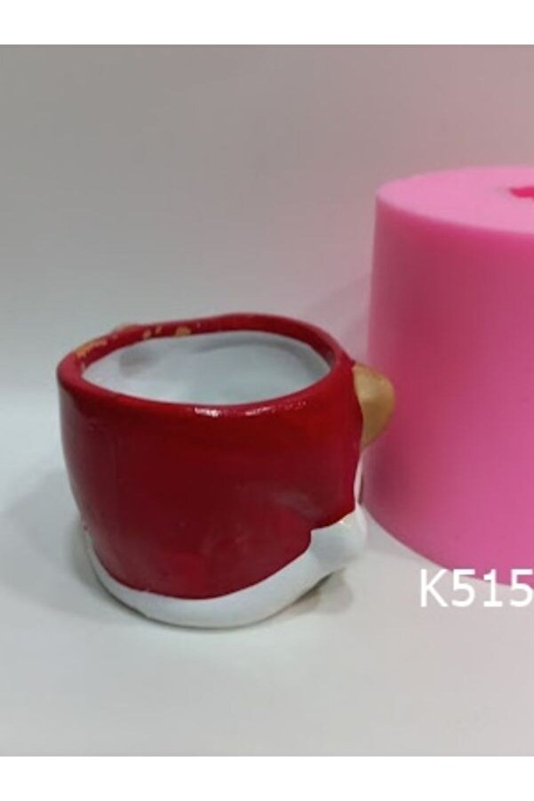 Kalıpcınızburada Geyi̇k  Noel Saksı Si̇li̇kon Kalıp - K5153